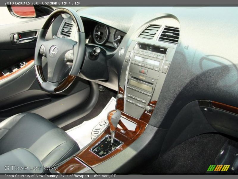 Obsidian Black / Black 2010 Lexus ES 350