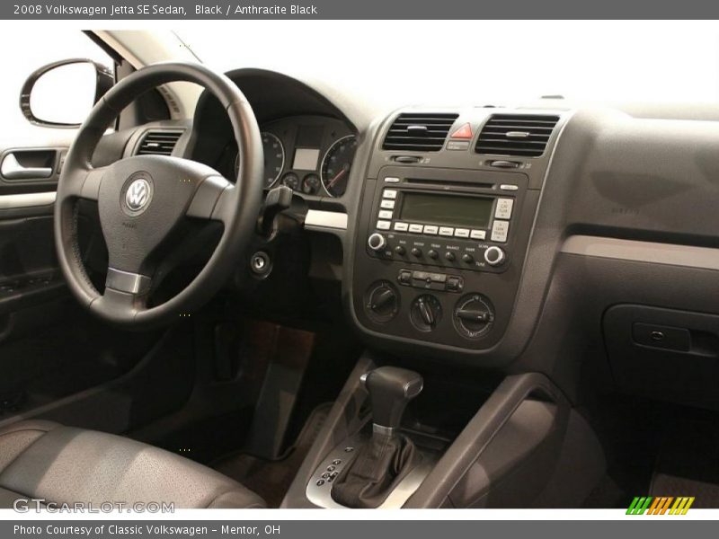 Black / Anthracite Black 2008 Volkswagen Jetta SE Sedan