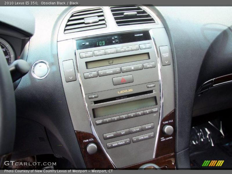 Obsidian Black / Black 2010 Lexus ES 350