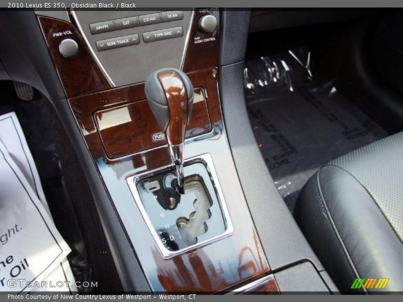 Obsidian Black / Black 2010 Lexus ES 350