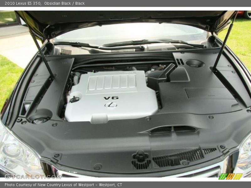 Obsidian Black / Black 2010 Lexus ES 350