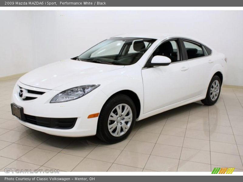 Performance White / Black 2009 Mazda MAZDA6 i Sport