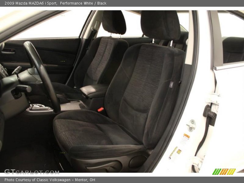 Performance White / Black 2009 Mazda MAZDA6 i Sport