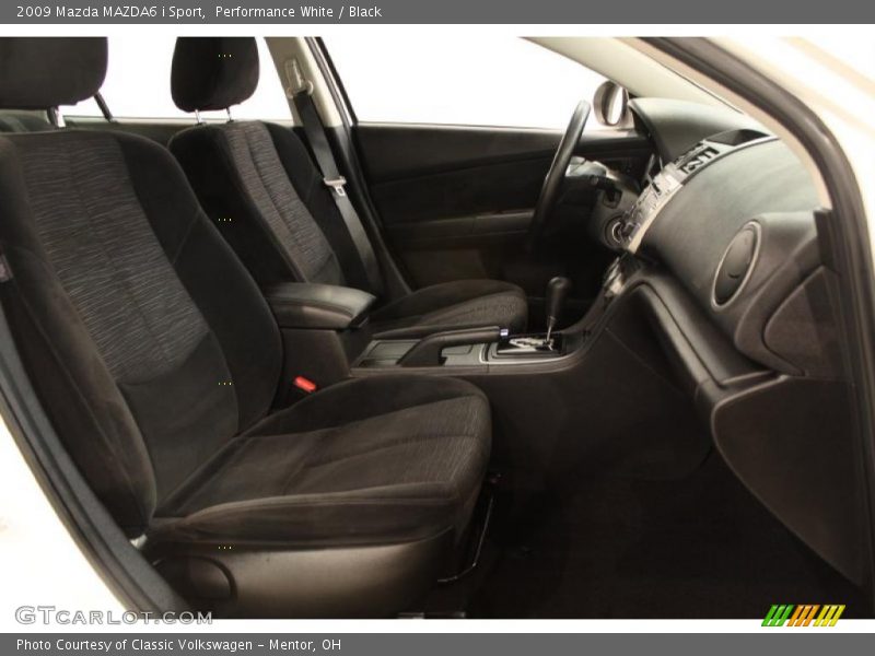 Performance White / Black 2009 Mazda MAZDA6 i Sport