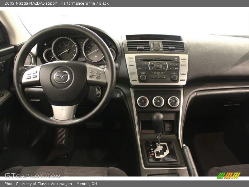 Performance White / Black 2009 Mazda MAZDA6 i Sport