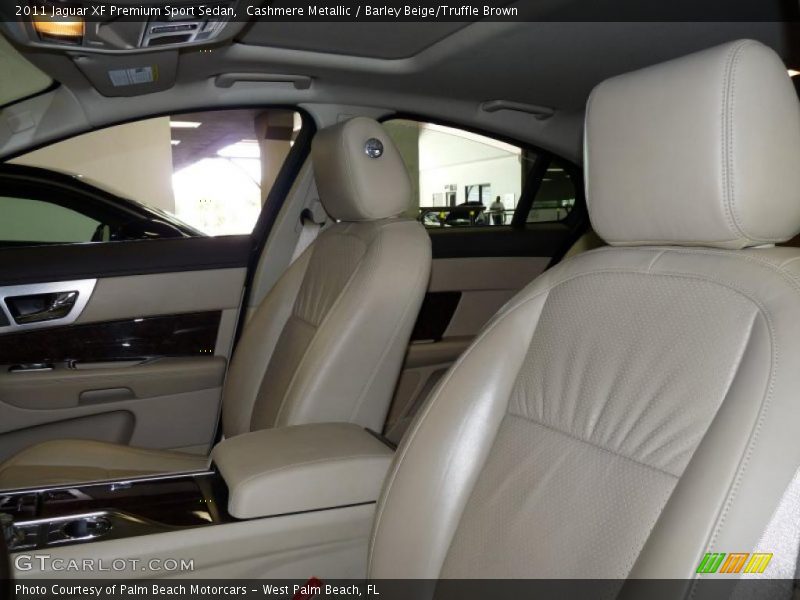 Cashmere Metallic / Barley Beige/Truffle Brown 2011 Jaguar XF Premium Sport Sedan