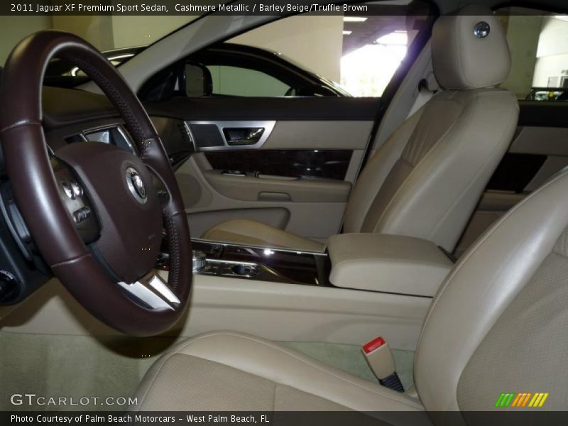 Cashmere Metallic / Barley Beige/Truffle Brown 2011 Jaguar XF Premium Sport Sedan