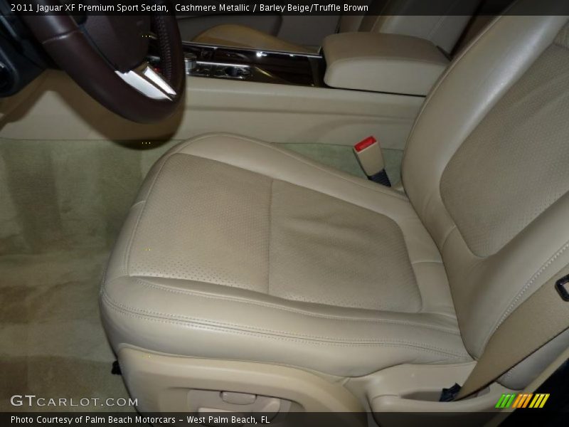 Cashmere Metallic / Barley Beige/Truffle Brown 2011 Jaguar XF Premium Sport Sedan