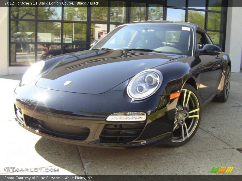 Black / Black 2012 Porsche 911 Black Edition Coupe