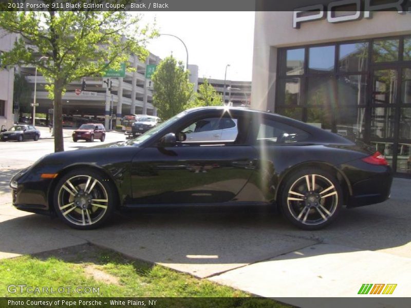 Black / Black 2012 Porsche 911 Black Edition Coupe