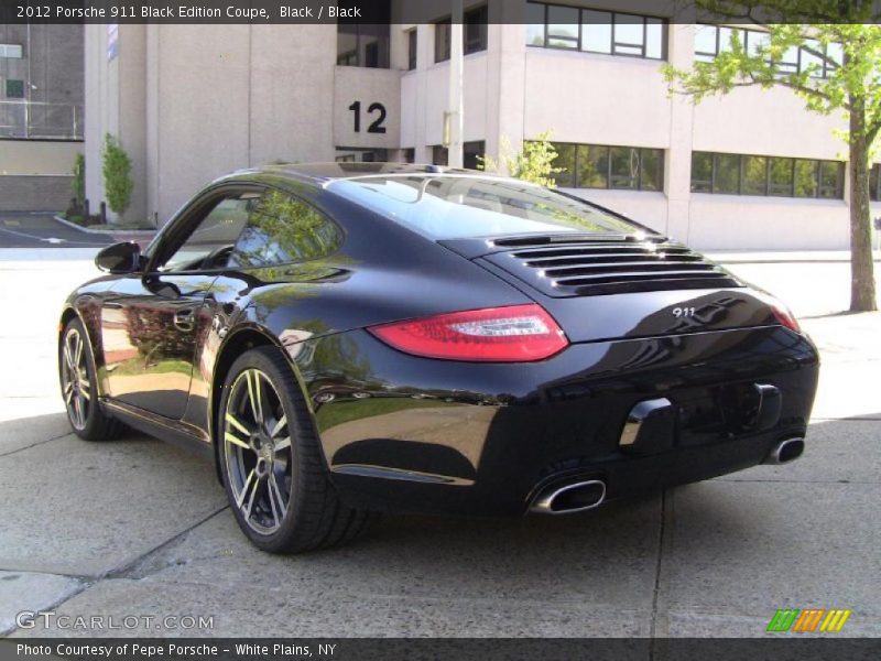 Black / Black 2012 Porsche 911 Black Edition Coupe