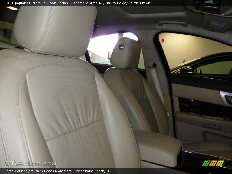 Cashmere Metallic / Barley Beige/Truffle Brown 2011 Jaguar XF Premium Sport Sedan