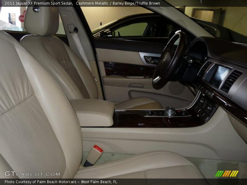 Cashmere Metallic / Barley Beige/Truffle Brown 2011 Jaguar XF Premium Sport Sedan