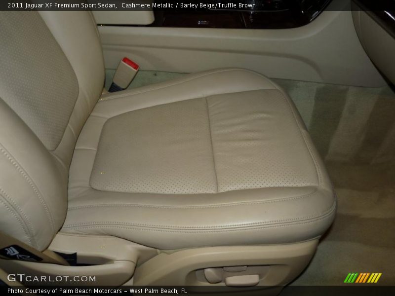 Cashmere Metallic / Barley Beige/Truffle Brown 2011 Jaguar XF Premium Sport Sedan