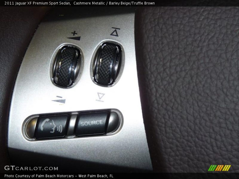 Controls of 2011 XF Premium Sport Sedan
