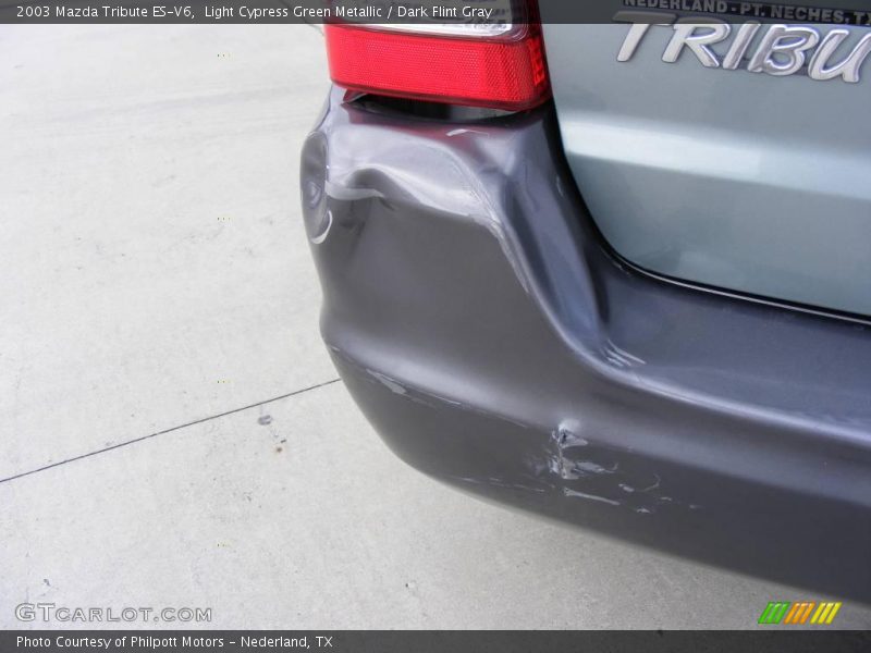 Light Cypress Green Metallic / Dark Flint Gray 2003 Mazda Tribute ES-V6