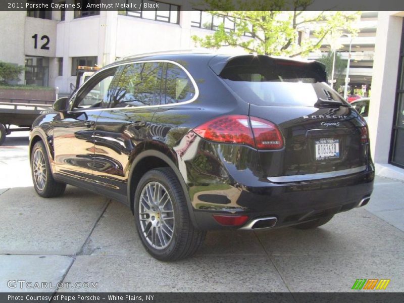 Amethyst Metallic / Black 2011 Porsche Cayenne S