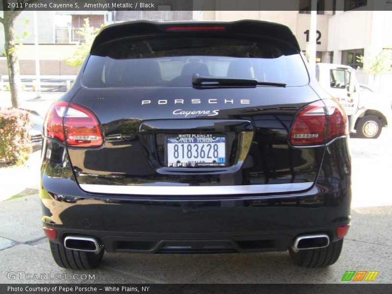 Amethyst Metallic / Black 2011 Porsche Cayenne S