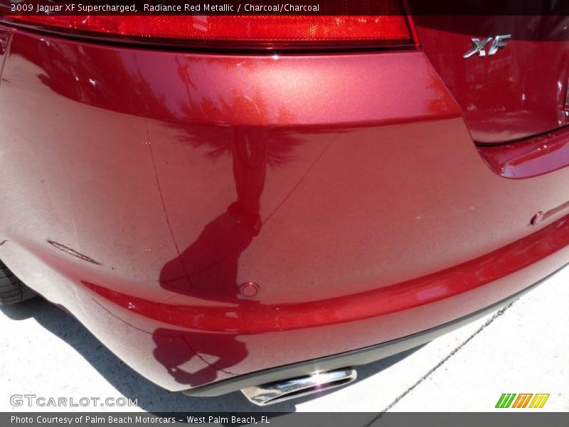 Radiance Red Metallic / Charcoal/Charcoal 2009 Jaguar XF Supercharged