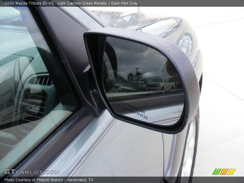 Light Cypress Green Metallic / Dark Flint Gray 2003 Mazda Tribute ES-V6