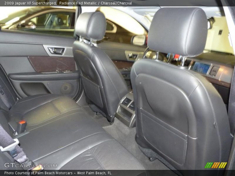 Radiance Red Metallic / Charcoal/Charcoal 2009 Jaguar XF Supercharged