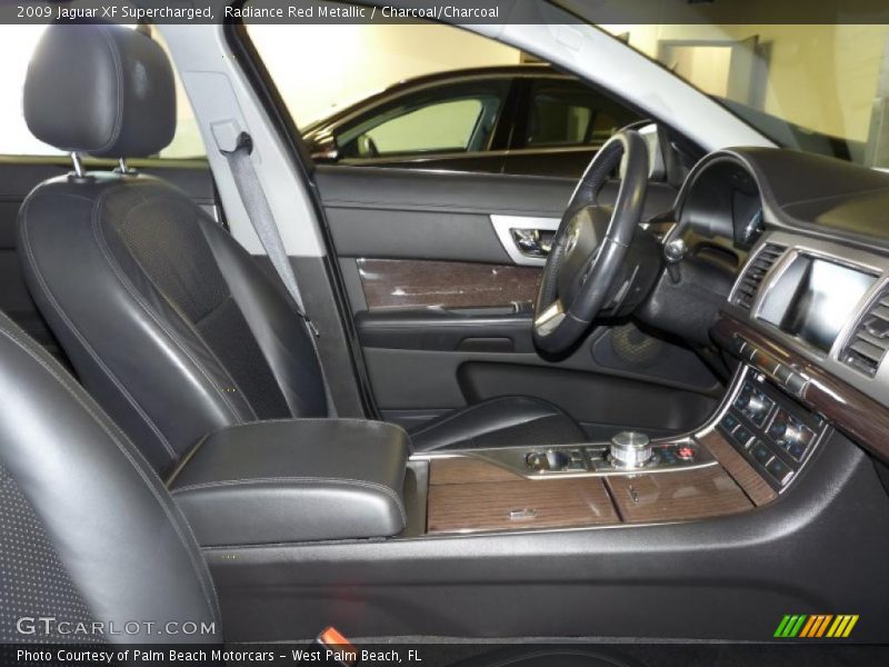 Radiance Red Metallic / Charcoal/Charcoal 2009 Jaguar XF Supercharged