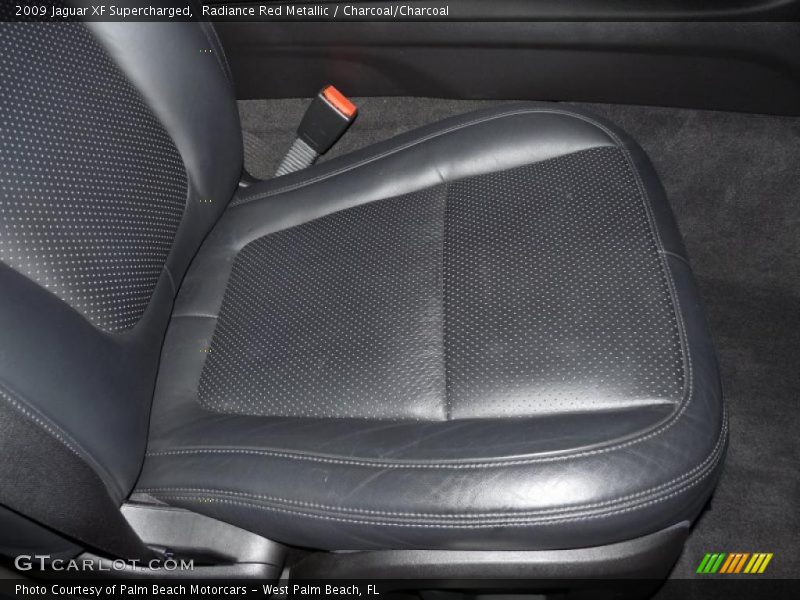 Radiance Red Metallic / Charcoal/Charcoal 2009 Jaguar XF Supercharged