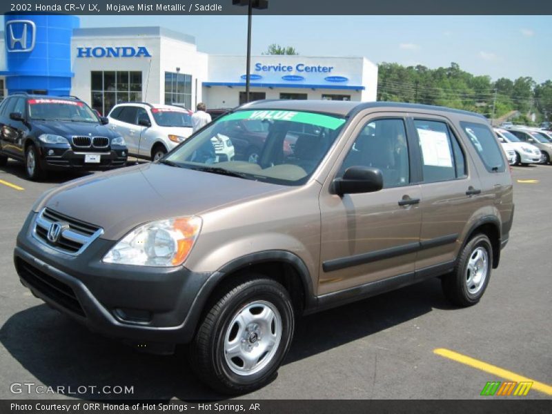 Mojave Mist Metallic / Saddle 2002 Honda CR-V LX