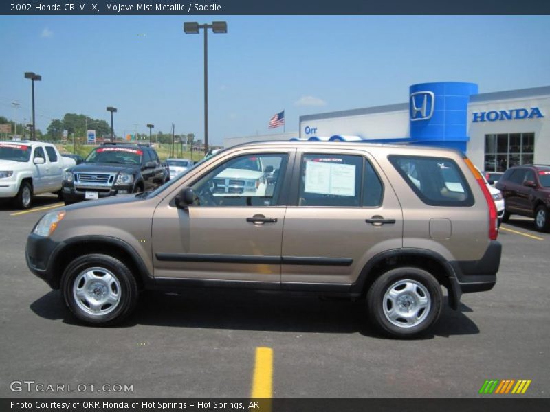 Mojave Mist Metallic / Saddle 2002 Honda CR-V LX