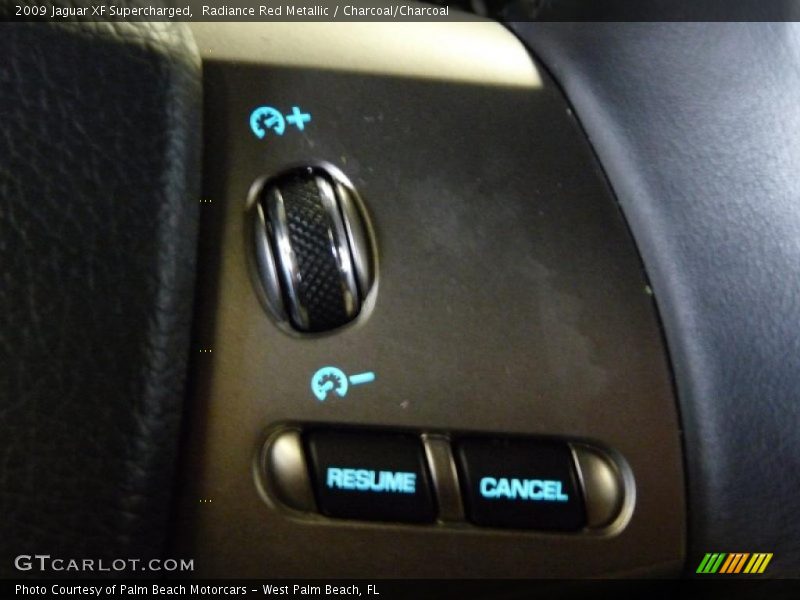 Radiance Red Metallic / Charcoal/Charcoal 2009 Jaguar XF Supercharged