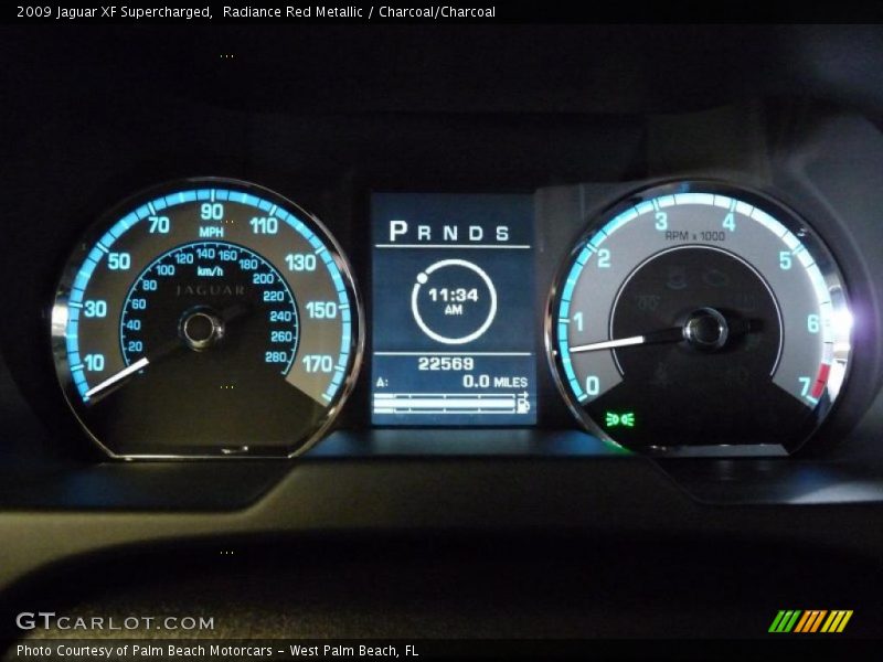  2009 XF Supercharged Supercharged Gauges