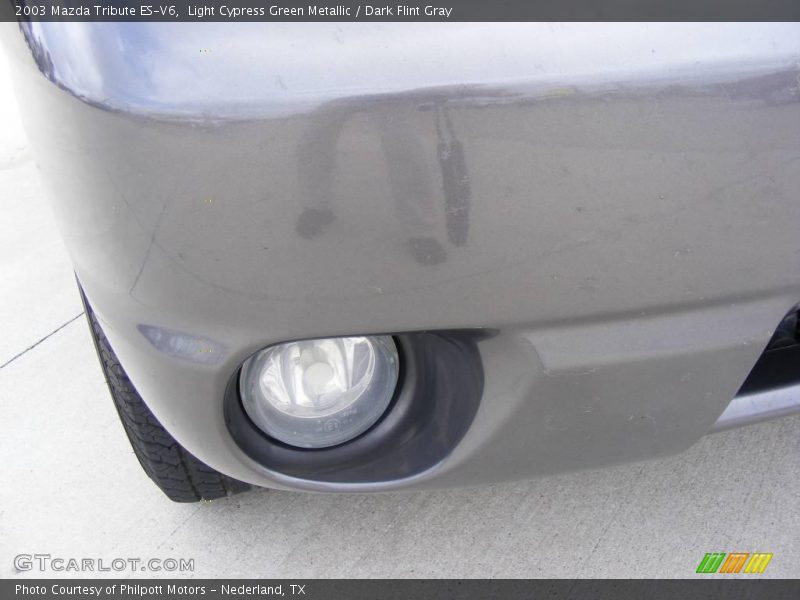 Light Cypress Green Metallic / Dark Flint Gray 2003 Mazda Tribute ES-V6