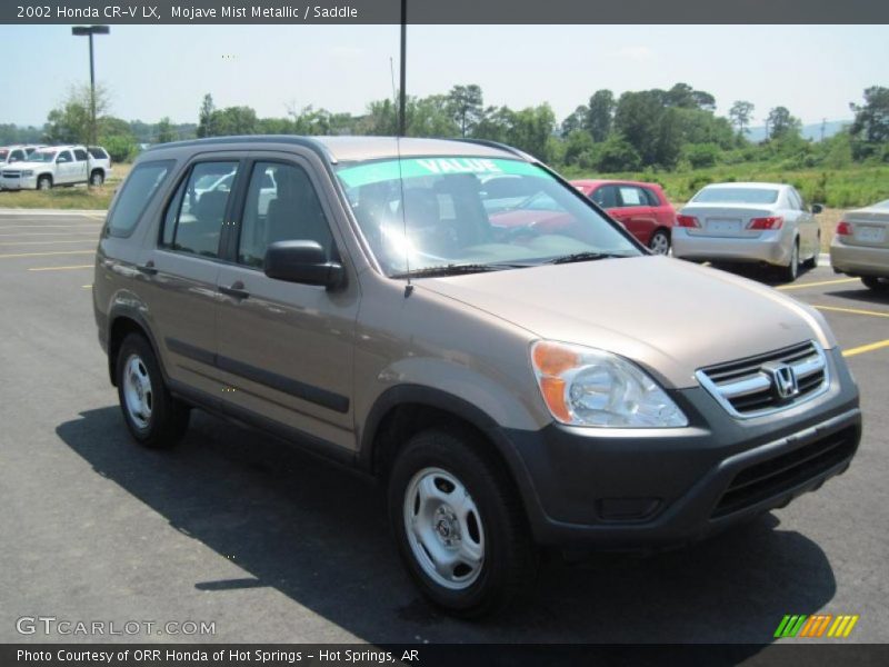 Mojave Mist Metallic / Saddle 2002 Honda CR-V LX
