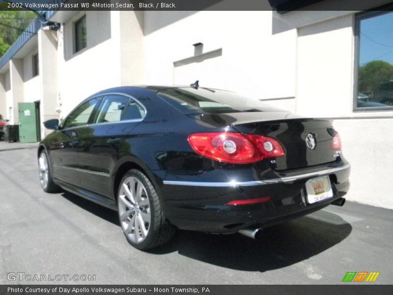 Black / Black 2002 Volkswagen Passat W8 4Motion Sedan