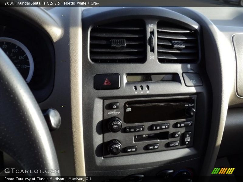 Nordic White / Gray 2006 Hyundai Santa Fe GLS 3.5