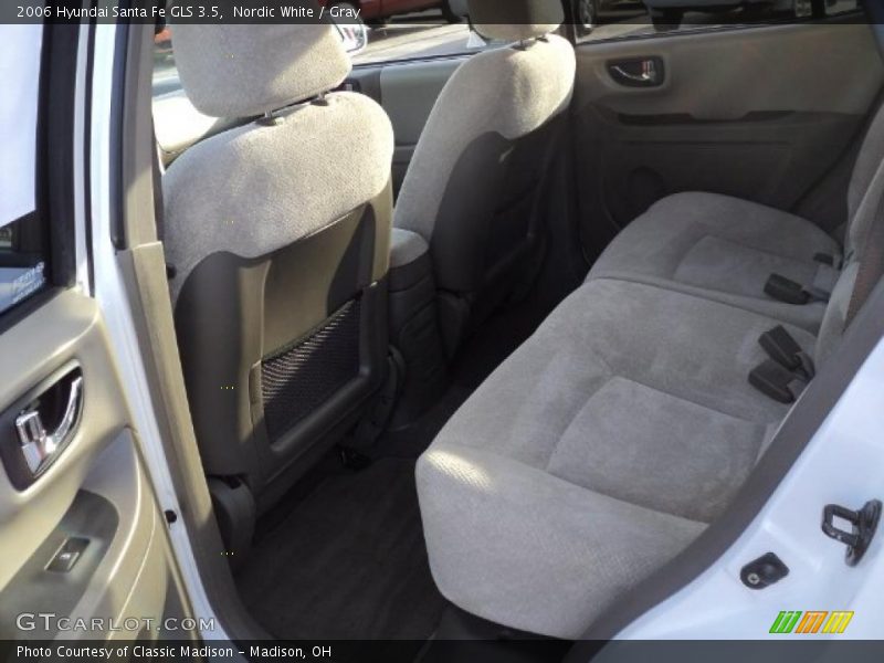 Nordic White / Gray 2006 Hyundai Santa Fe GLS 3.5
