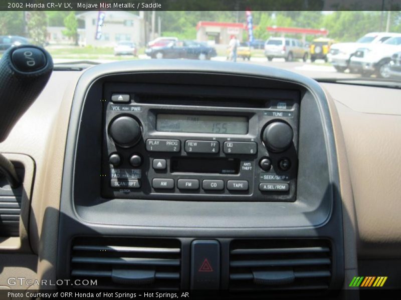 Controls of 2002 CR-V LX