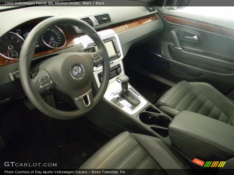  2002 Passat W8 4Motion Sedan Black Interior