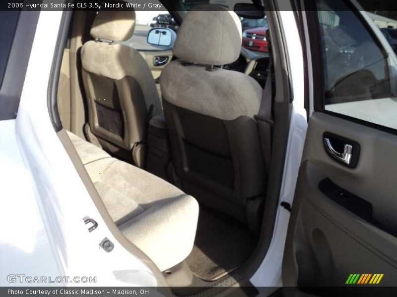Nordic White / Gray 2006 Hyundai Santa Fe GLS 3.5