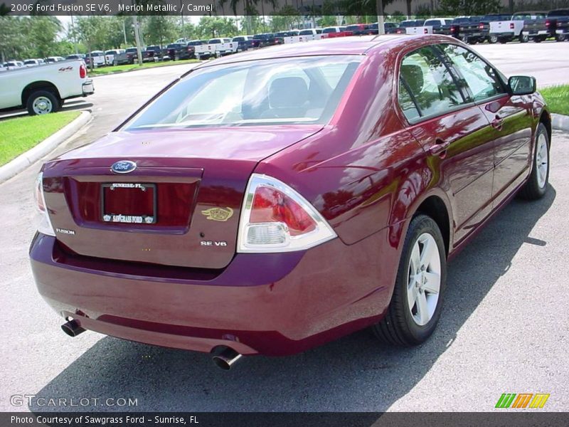 Merlot Metallic / Camel 2006 Ford Fusion SE V6