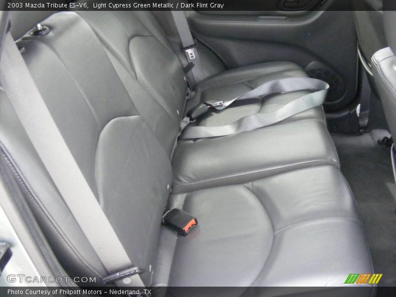 Light Cypress Green Metallic / Dark Flint Gray 2003 Mazda Tribute ES-V6