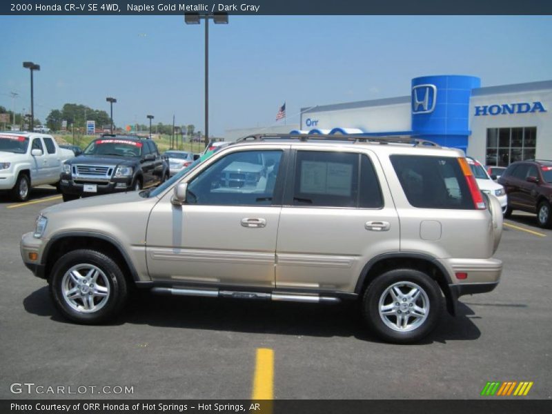 Naples Gold Metallic / Dark Gray 2000 Honda CR-V SE 4WD