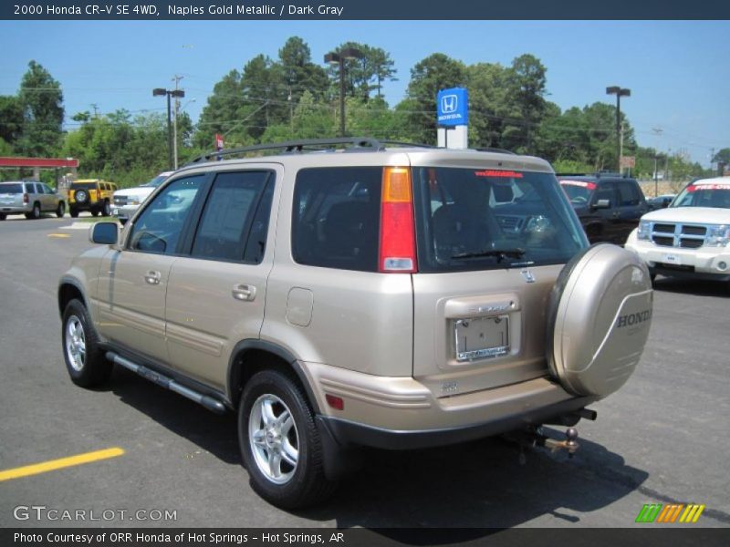 Naples Gold Metallic / Dark Gray 2000 Honda CR-V SE 4WD