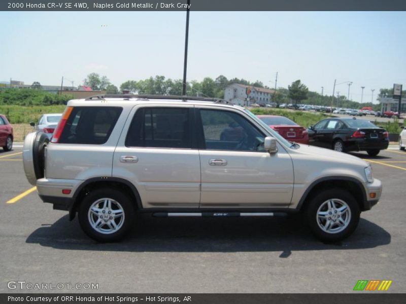 Naples Gold Metallic / Dark Gray 2000 Honda CR-V SE 4WD
