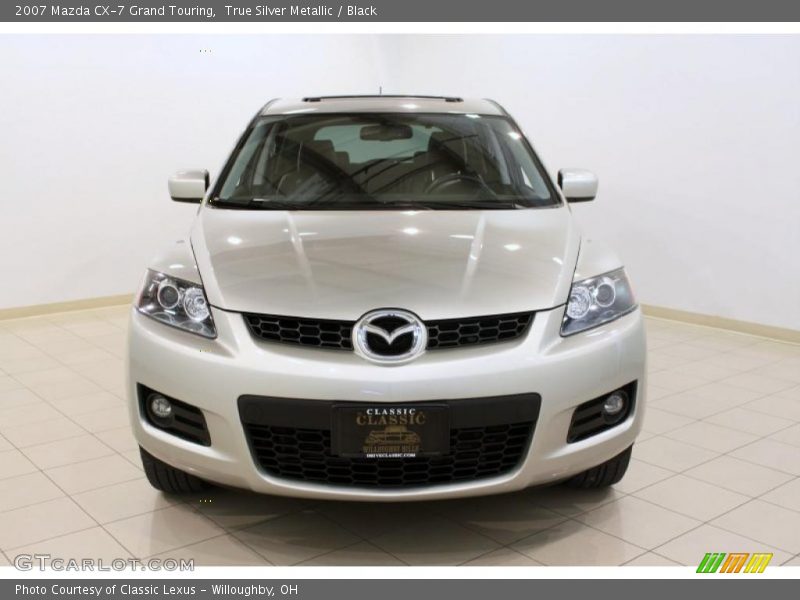 True Silver Metallic / Black 2007 Mazda CX-7 Grand Touring