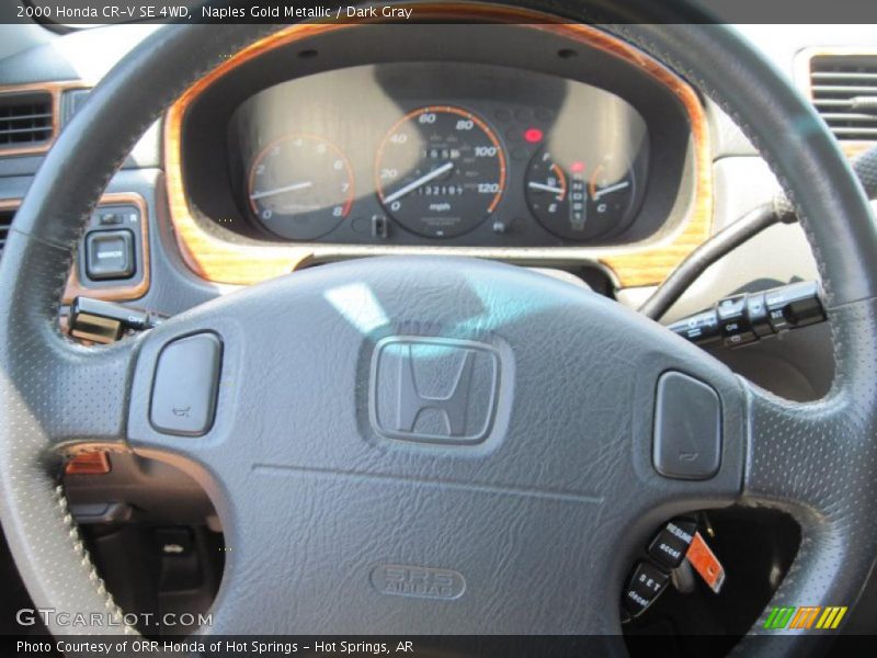 Naples Gold Metallic / Dark Gray 2000 Honda CR-V SE 4WD