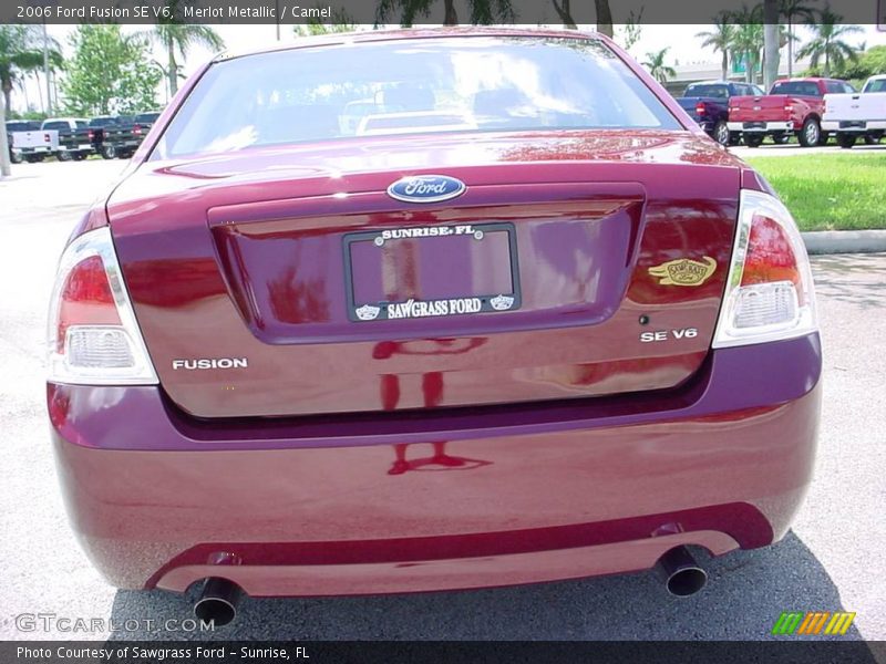 Merlot Metallic / Camel 2006 Ford Fusion SE V6