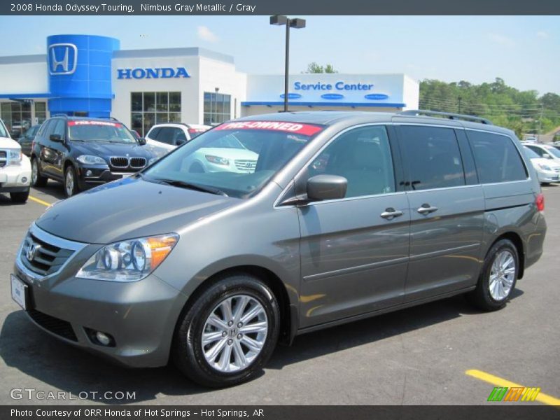 Nimbus Gray Metallic / Gray 2008 Honda Odyssey Touring