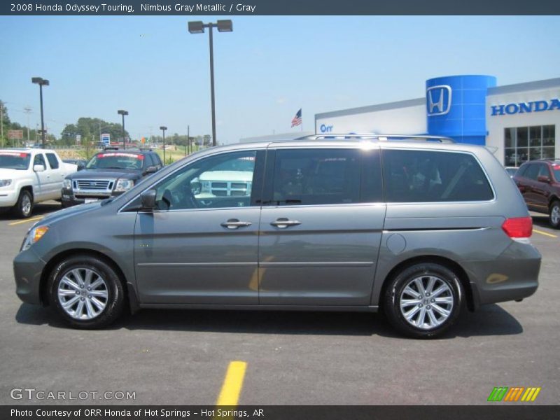 Nimbus Gray Metallic / Gray 2008 Honda Odyssey Touring