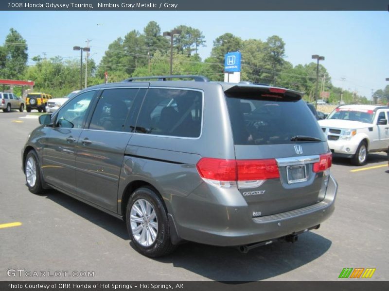 Nimbus Gray Metallic / Gray 2008 Honda Odyssey Touring